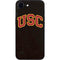 University of Southern California USC Logo Black Distressed iPhone 16e Skin
